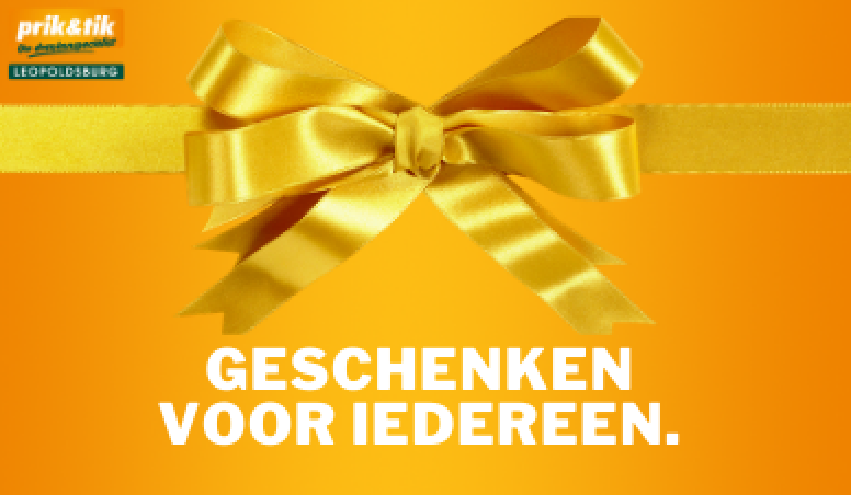 Omslag geschenken voor iedereen